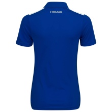 Head Tennis-Polo Club 22 Tech (Moisture Transfer Microfiber Technologie) royalblau Damen